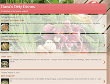 Tablet Screenshot of danasdirtydishes.blogspot.com