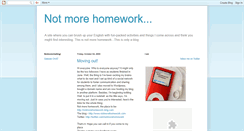 Desktop Screenshot of notmorehomework.blogspot.com