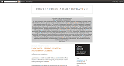 Desktop Screenshot of contenciosoadministrativo.blogspot.com