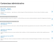 Tablet Screenshot of contenciosoadministrativo.blogspot.com