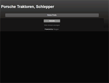 Tablet Screenshot of porsche-traktor.blogspot.com