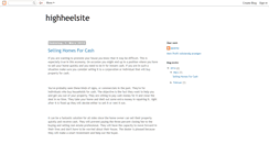 Desktop Screenshot of highheelsite.blogspot.com
