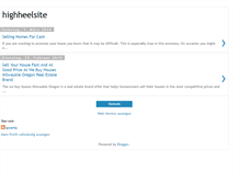Tablet Screenshot of highheelsite.blogspot.com