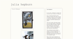 Desktop Screenshot of juliahepburn.blogspot.com