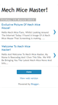 Mobile Screenshot of mechmicemaster.blogspot.com