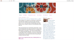 Desktop Screenshot of mirandaandcharlie.blogspot.com