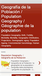 Mobile Screenshot of geografiadepoblacion.blogspot.com