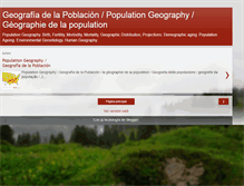 Tablet Screenshot of geografiadepoblacion.blogspot.com