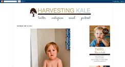 Desktop Screenshot of harvestingkale365.blogspot.com