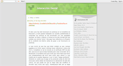 Desktop Screenshot of interacciongenial.blogspot.com