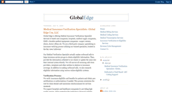 Desktop Screenshot of globaledgeusa.blogspot.com