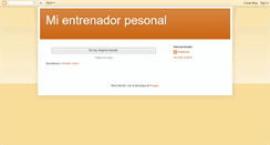 Desktop Screenshot of mientrenadorpersonalencantabria.blogspot.com