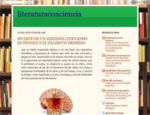 Tablet Screenshot of literaturaconciencia.blogspot.com