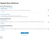 Tablet Screenshot of familiesofroybalandkhan.blogspot.com