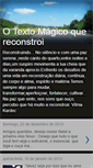 Mobile Screenshot of otextomagicoquereconstroi.blogspot.com