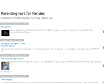 Tablet Screenshot of parentingisntforpansies.blogspot.com