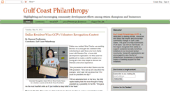 Desktop Screenshot of gulfcoastphilanthropy.blogspot.com