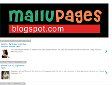 Tablet Screenshot of mallupages.blogspot.com