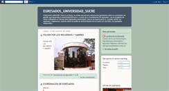 Desktop Screenshot of egresadosuniversidadsucre.blogspot.com