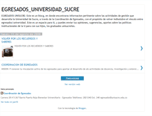 Tablet Screenshot of egresadosuniversidadsucre.blogspot.com