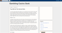 Desktop Screenshot of gambling-casinoseek.blogspot.com