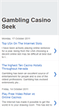 Mobile Screenshot of gambling-casinoseek.blogspot.com