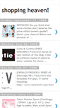 Mobile Screenshot of heavenlysprees.blogspot.com