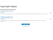Tablet Screenshot of cupoviajero.blogspot.com