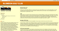 Desktop Screenshot of blomidongolfclub.blogspot.com