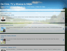 Tablet Screenshot of decineymusicalomejor.blogspot.com