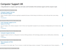 Tablet Screenshot of computer-support-uk.blogspot.com