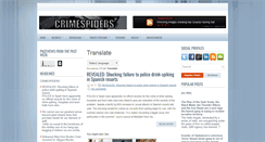 Desktop Screenshot of crimespiders.blogspot.com