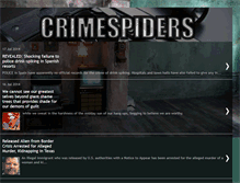 Tablet Screenshot of crimespiders.blogspot.com