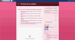 Desktop Screenshot of elboomdelaestetica.blogspot.com