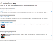 Tablet Screenshot of ela-badgersblog.blogspot.com