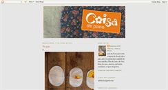 Desktop Screenshot of coisadepano.blogspot.com