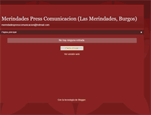 Tablet Screenshot of merindadespress.blogspot.com