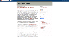 Desktop Screenshot of davekingmusic.blogspot.com