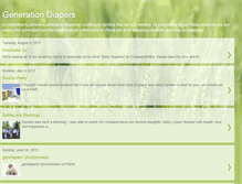 Tablet Screenshot of generationdiapers.blogspot.com