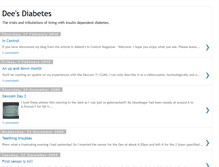 Tablet Screenshot of deesdiabetes.blogspot.com