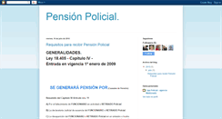 Desktop Screenshot of pensionpolicial.blogspot.com