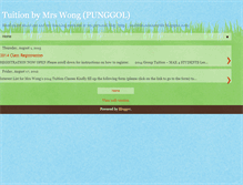 Tablet Screenshot of mwtuition.blogspot.com