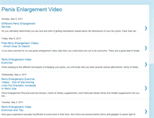 Tablet Screenshot of penis-enlargement-video.blogspot.com