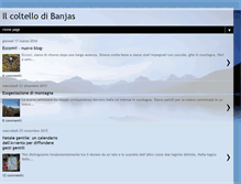 Tablet Screenshot of ilcoltellodibanjas.blogspot.com