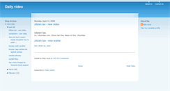 Desktop Screenshot of dailyvideomativ.blogspot.com