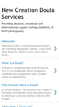 Mobile Screenshot of newcreationdoula.blogspot.com