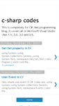 Mobile Screenshot of c-sharpguide.blogspot.com