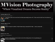 Tablet Screenshot of mvisionphotography.blogspot.com