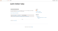 Desktop Screenshot of justinbieberbabys.blogspot.com