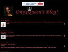 Tablet Screenshot of onyxqueenmedia.blogspot.com